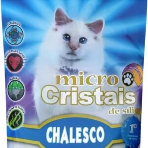 Areia Higiênica Micro Sílica Chalesco para Gatos 1,8 kg – Alta Absorção e Controle de Odores