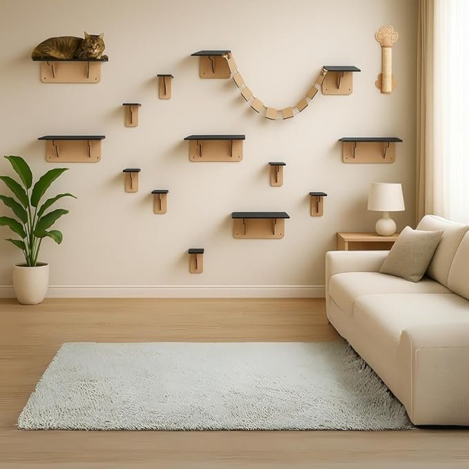 Playground para Gatos 15 Peças 1 BOXFAN Playground Gatos 15 Peças