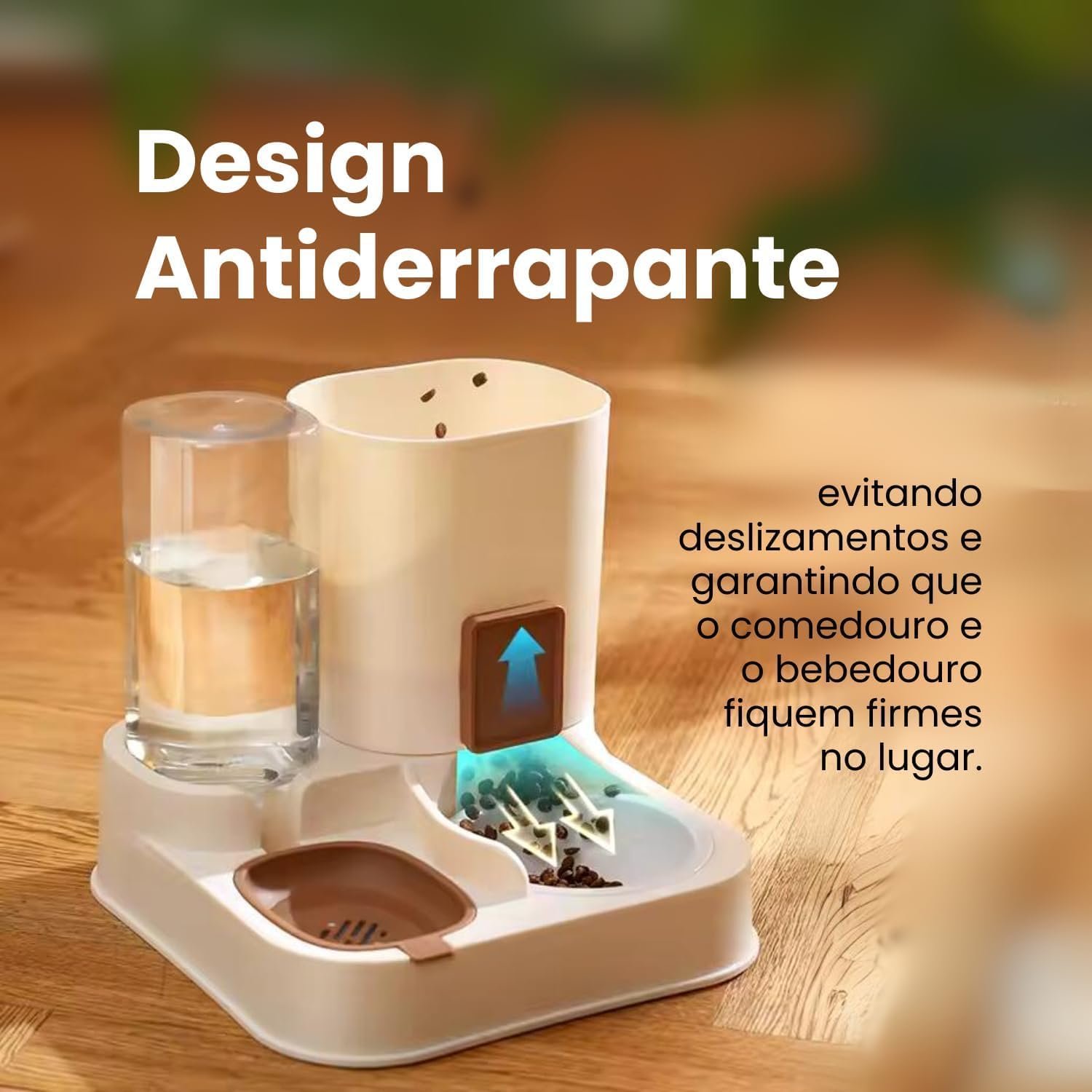 Bebedouro 1.3L com Comedouro 2.3Kg Alimentador Duplo 2 em 1 Automático Pet 2 Bebedouro 1.3L com Comedouro 2.3Kg Alimentador Duplo 2 em 1 Automático Pet - Imagem 2