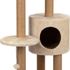 Chalesco Arranhador Torre Dupla com Toca Veneza para Gatos