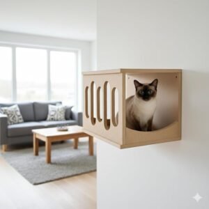 HOME 4 Nicho Para Gatos MDF CRU 15mm REFORÇADO