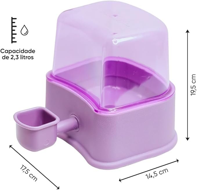 Petlon Bebedouro Automatico Cães Gato Pet De Pelos Longos 2 e 3 Litros 3 Petlon Bebedouro Automatico Cães Gato Pet De Pelos Longos 2 e 3 Litros - Imagem 3