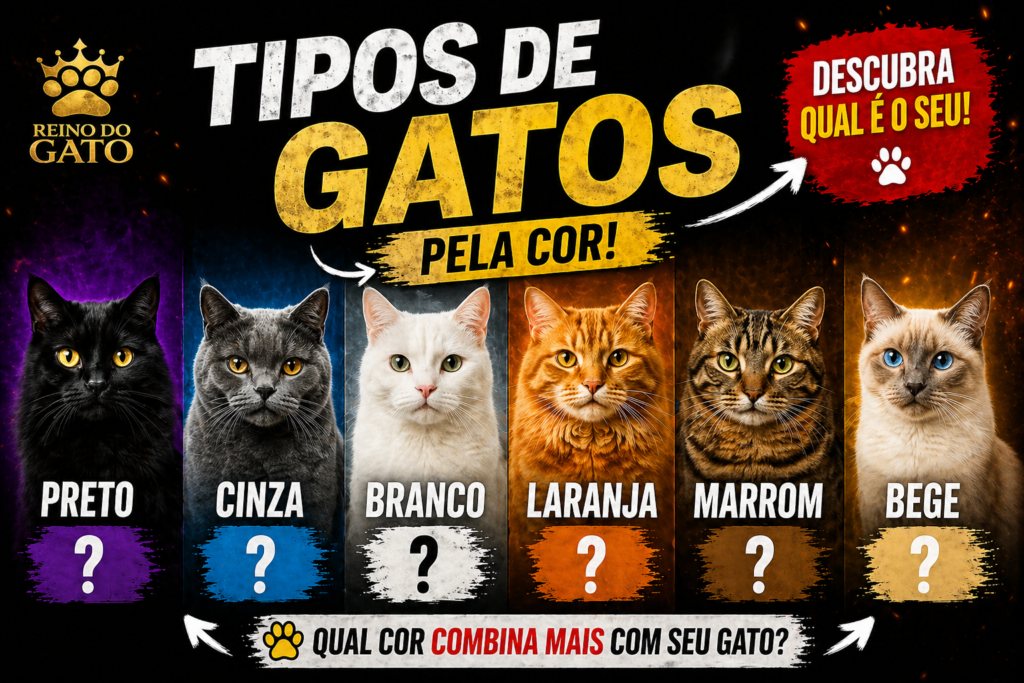 A Cor do Pelo do Seu Gato Revela a Personalidade Dele