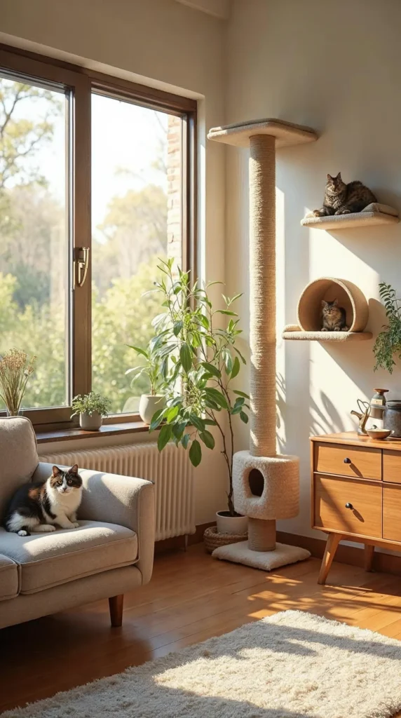 Apê perfeito para gatos