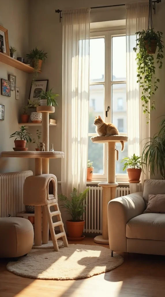 Paraíso felino sem furar paredes