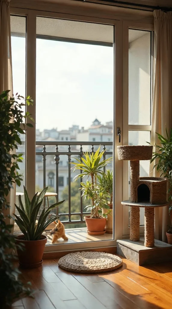 Apê à prova de quedas para seu gato