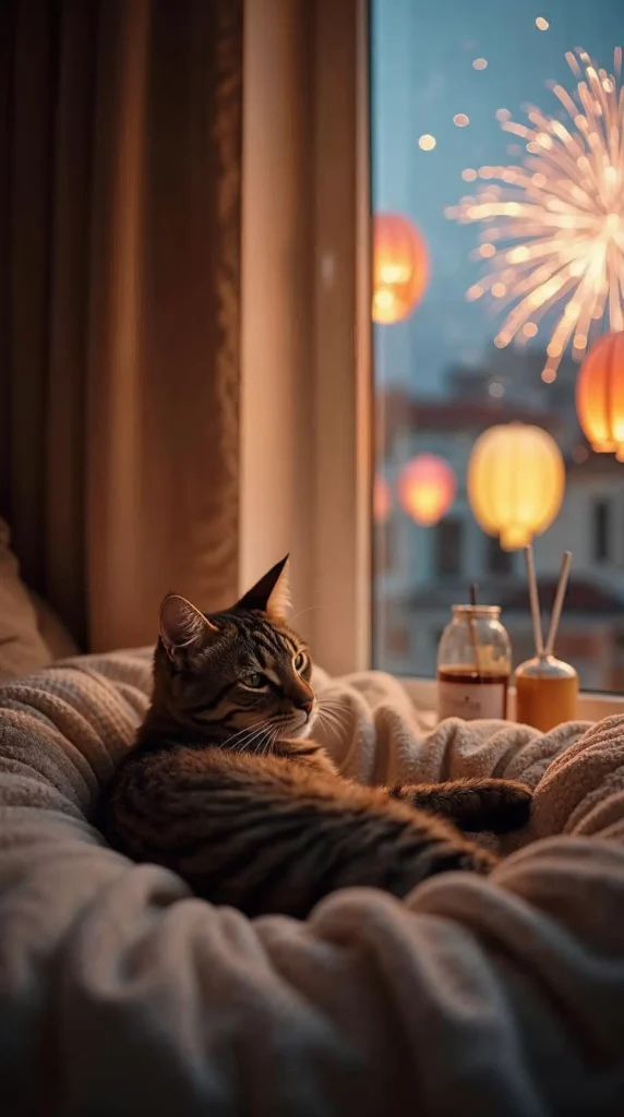 Gatos tranquilos no são joão