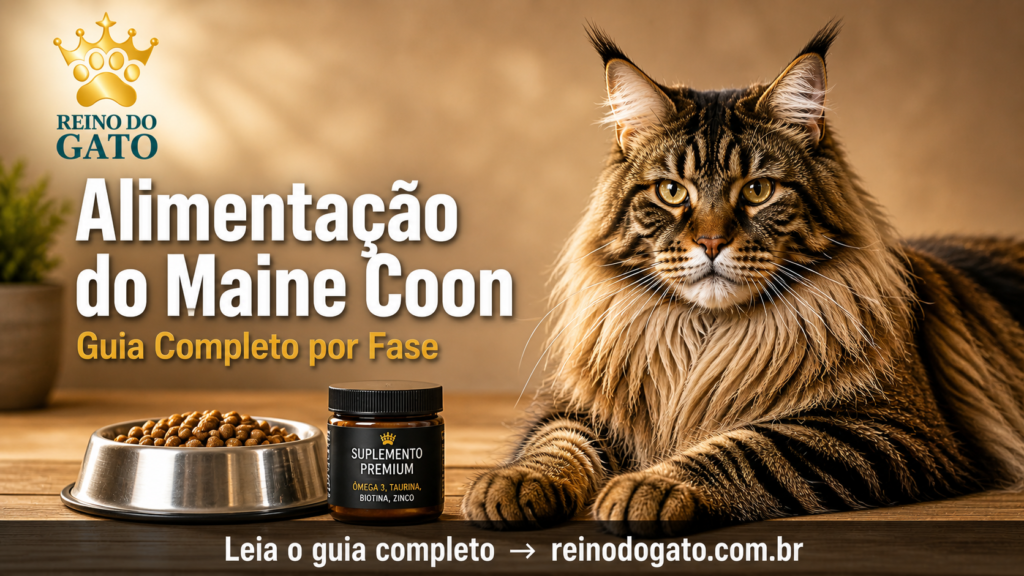 Alimentação do Maine Coon Guia Completo por Fase