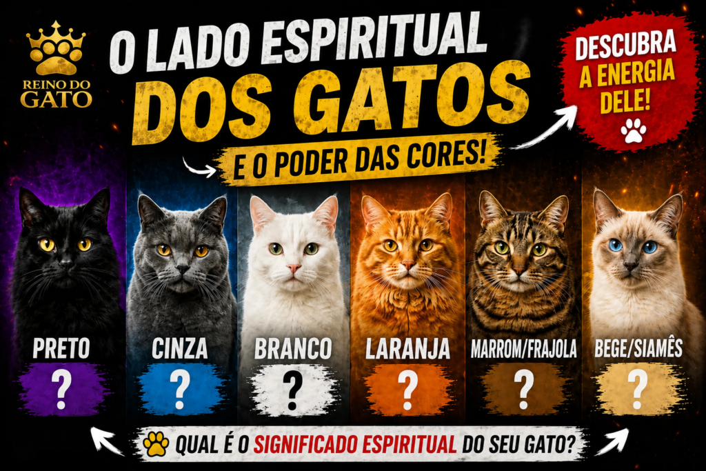 Gatos e Espiritualidade: Significados e Sinais em 2026 2 gatos-significado-espiritual-cores-energia
