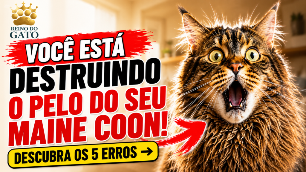 Pelagem do Maine Coon: Como Cuidar e Evitar Nós